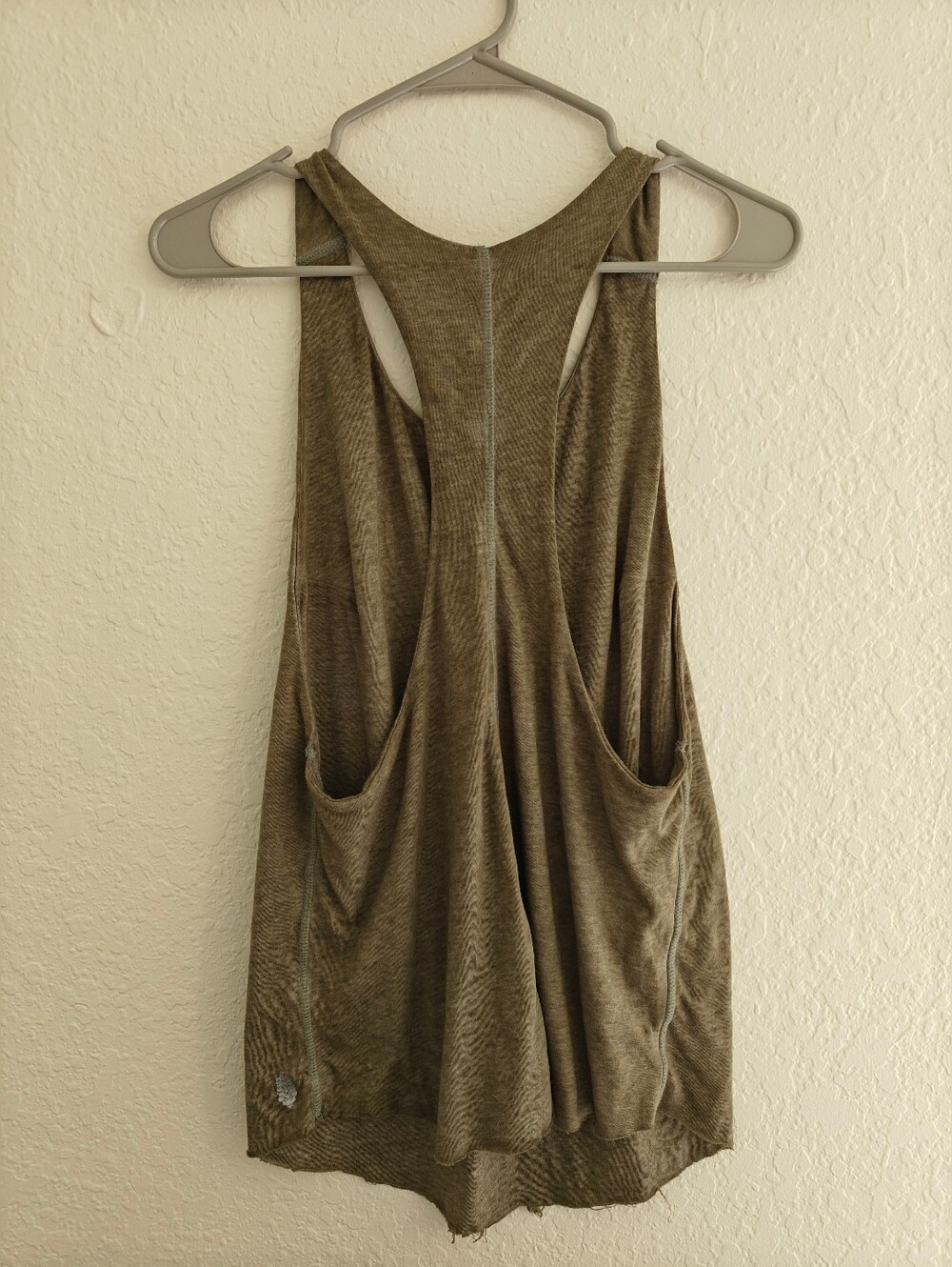 Free People Movement Green Racerback Women's Tank Top Size Large - Picture 5 of 5